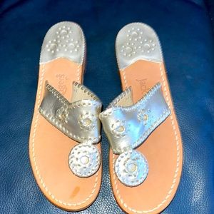 Jack Rogers sandals GOLD size 7 (New without box)